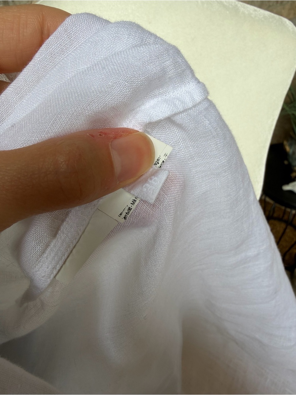 120 Lino Relaxed Fit Shirt with Pocket Women’s XXS/38 100% Linen - Picture 10 of 10
